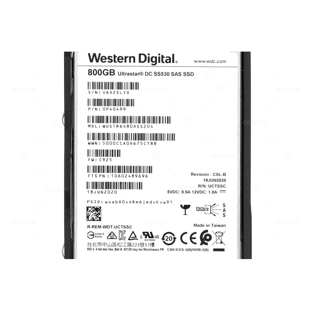 10602489696  FUJITSU SSD 800GB SAS 12G 2.5" SFF FOR FUJITSU PRIMERGY